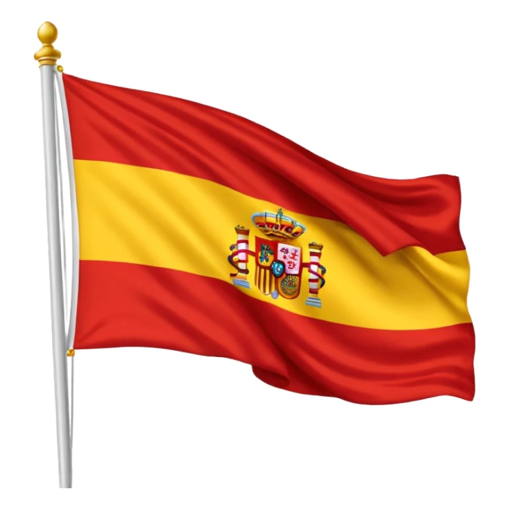 añade a la bandera de españa dos aguilas  sticker