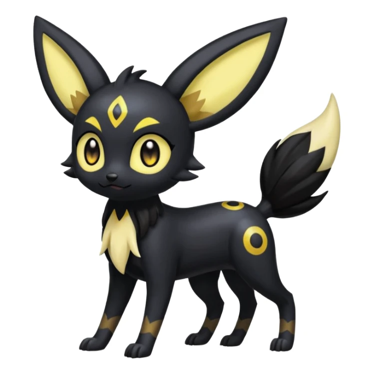 Meloetta-Umbreon-Nargacuga-Pokémon-Fakémon-creature sticker