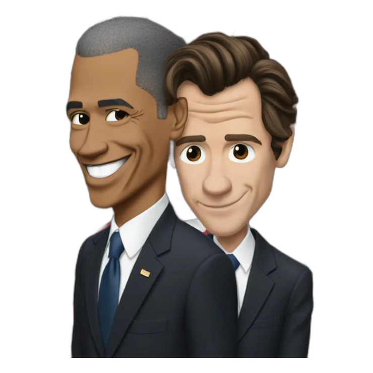 Harry Styles et Barrack Obama lossing sticker