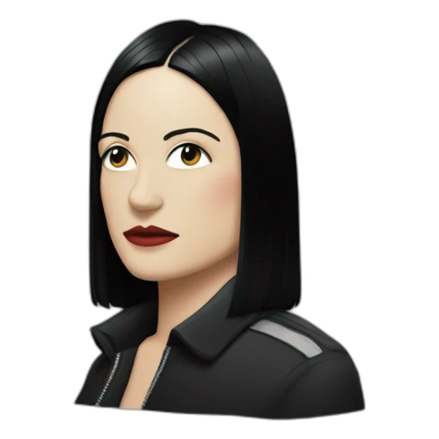 brian molko woman sticker
