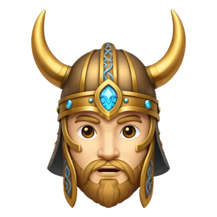 magic viking helmet sticker