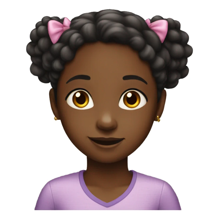 10 year old black girl birthday sticker