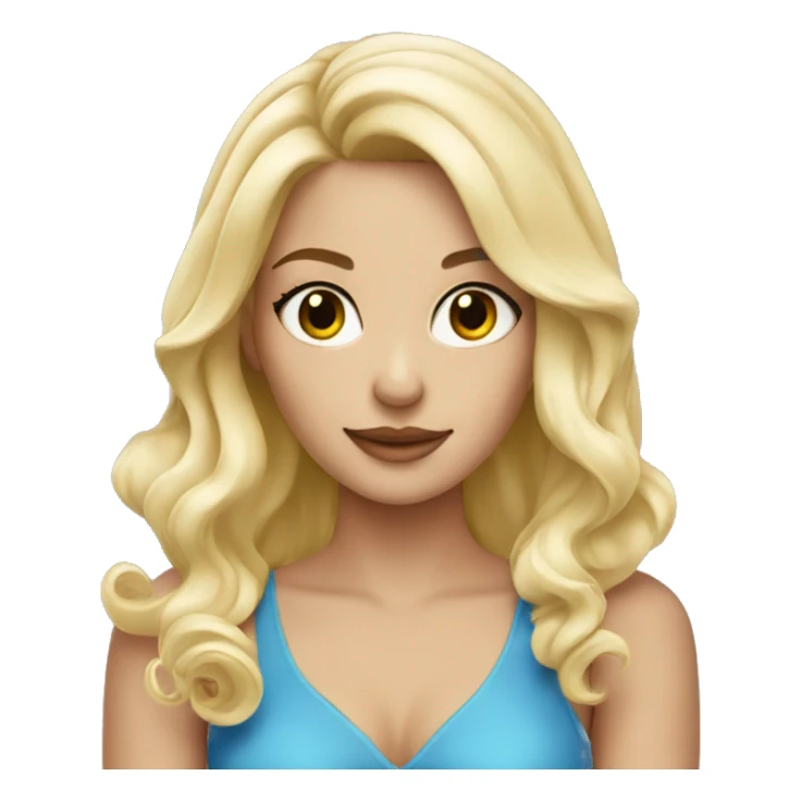 Blonde girl with RINGANA cosmetic sticker