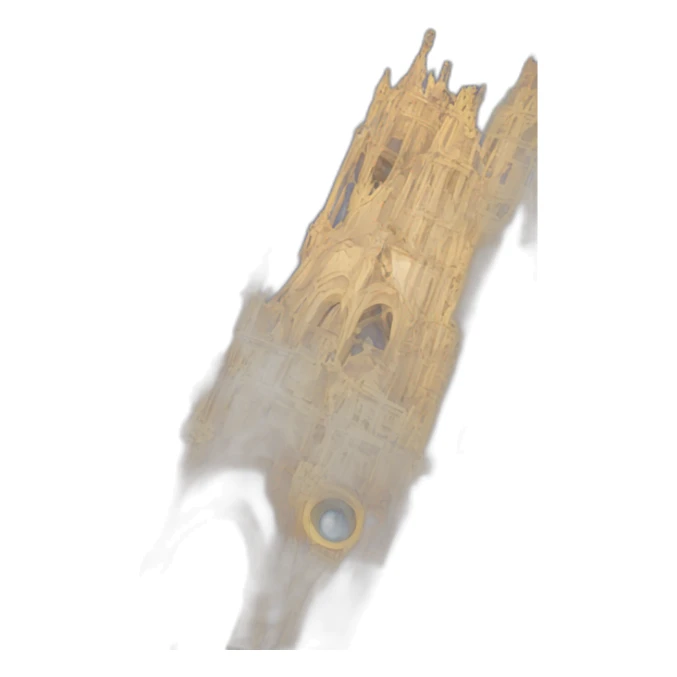 There are cathedrals everywhere for those with the eyes to see sticker