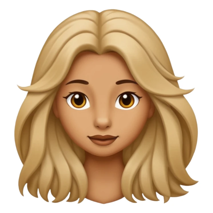 female animal with long hair sticker
