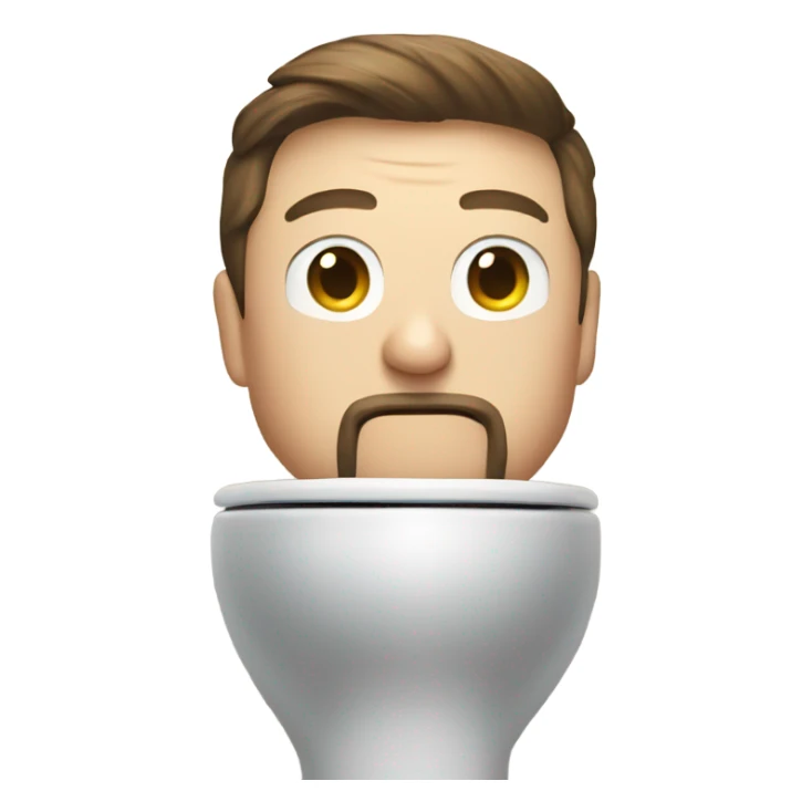 Elon musk au toilet sticker