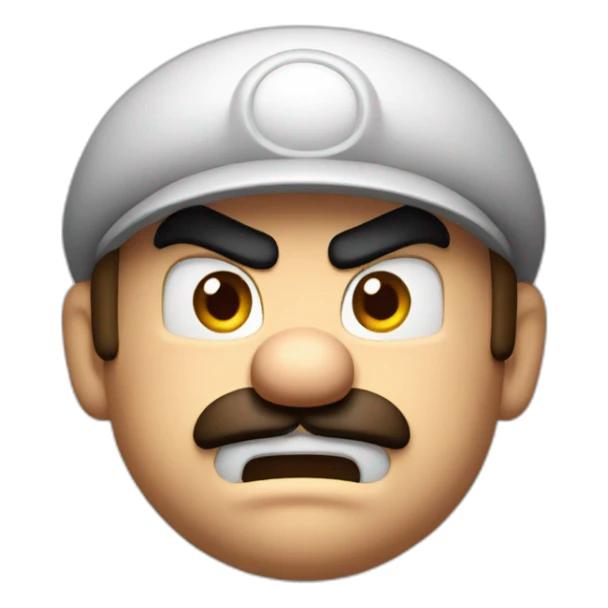 Mario angry sticker