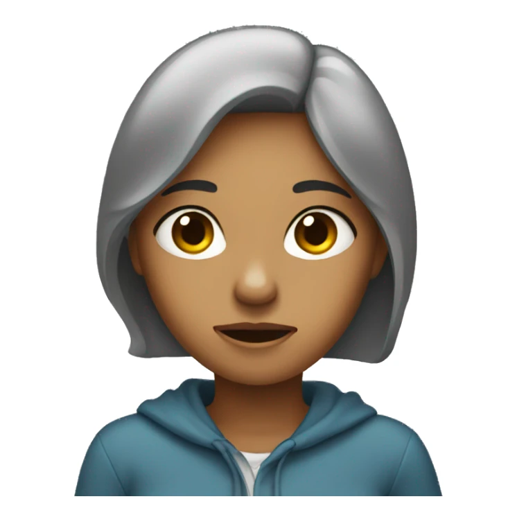 Poor female with no money  sticker