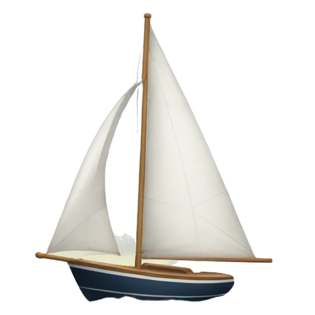 sailboat in the middle of the ocean sticker
