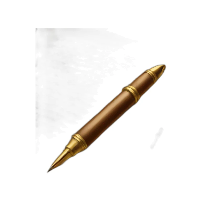 an open book and an antique pen above it sticker