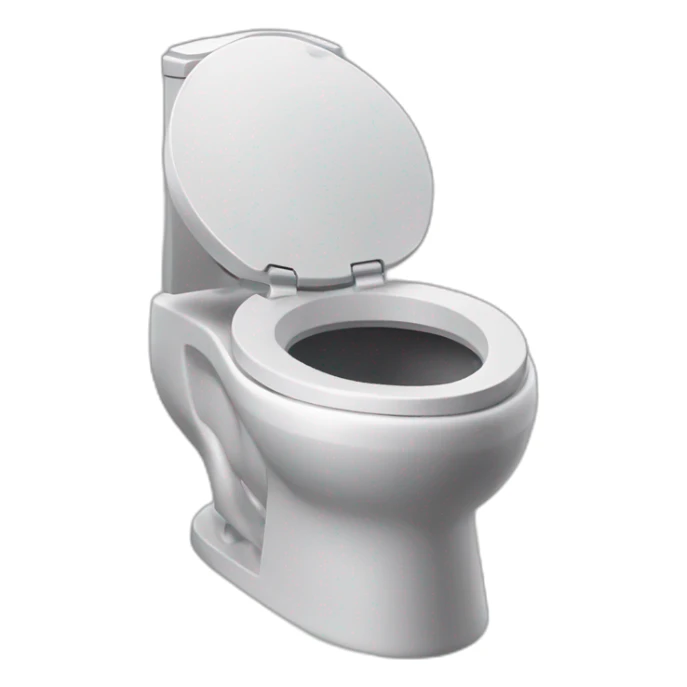 (disembodied head inside toilet bowl) (skibidi toilet) (skibidi 1 meme) sticker