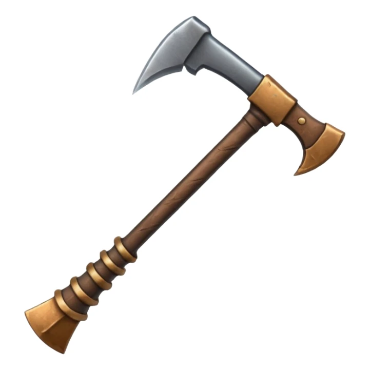 barbarian axe sticker