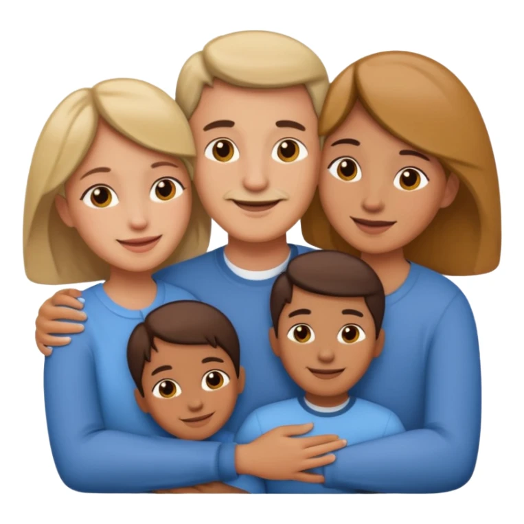 abrazar a mi papa mama he hijo sticker