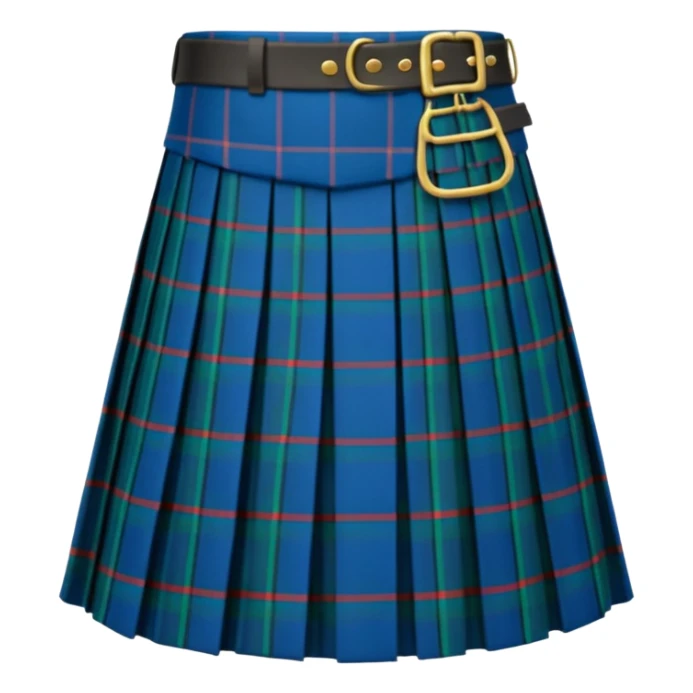 Kilt with no human just the dress sticker