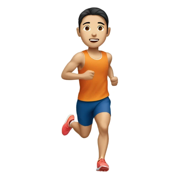 Asian Runner sticker