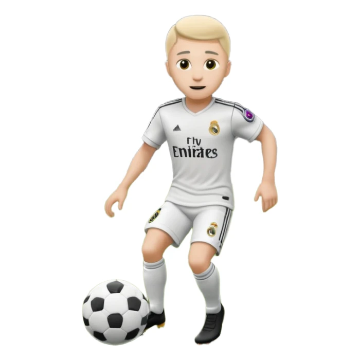 Real Madrid Blanco y negro vivo sticker