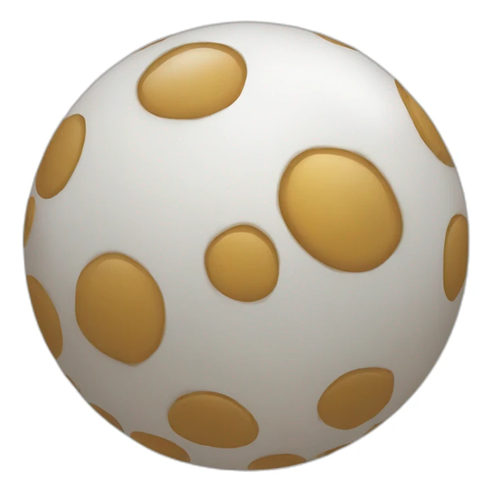 Un chat qui joue avec une balle sticker