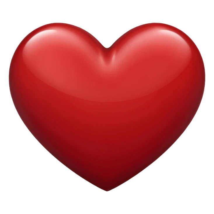 dark red heart sticker
