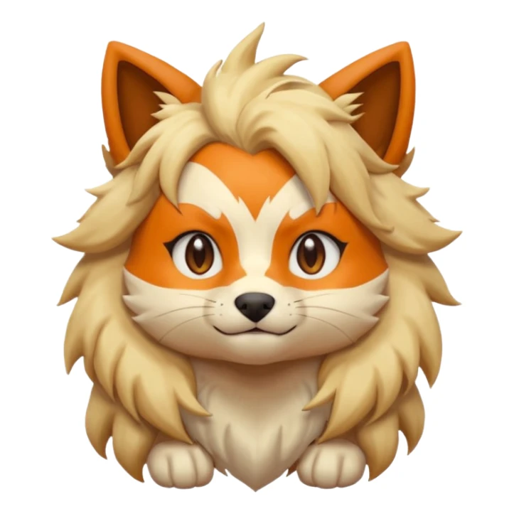 Cute Ivy Sandy Scizzor-Arcanine-feline sticker