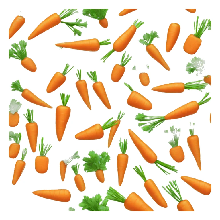 person giving carrots as flowers sticker