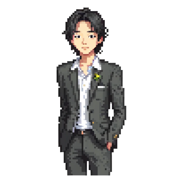 portrait of Lee Jun Seok, opposition leader sticker