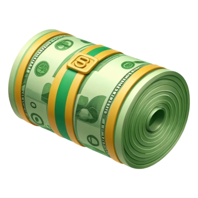 Money that is like a tube sticker