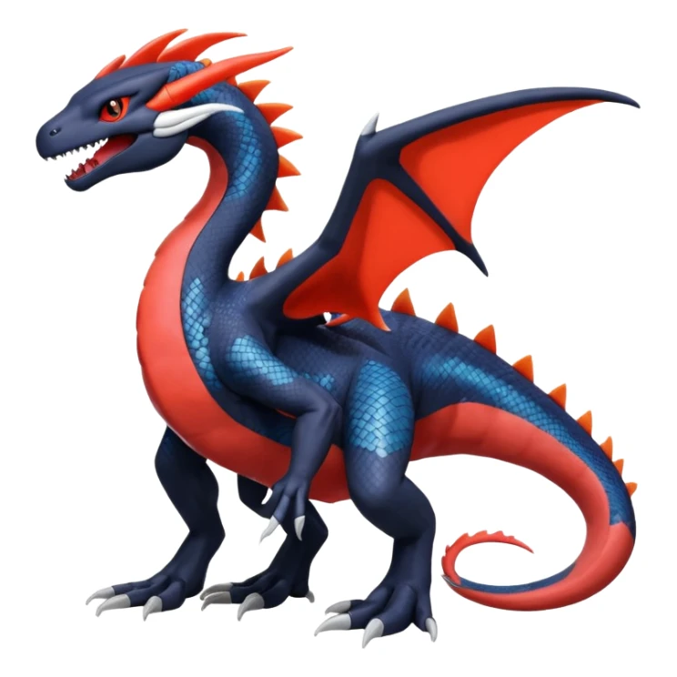 Yveltal-Lugia-Salandit-Fakémon-hybrid-creature (full body)  sticker