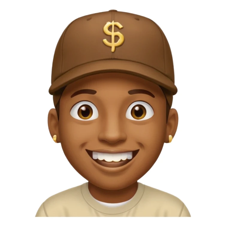 happy rapper sticker