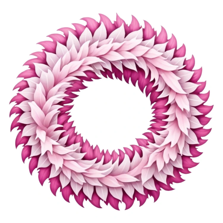 white and pink christmas reef with no green sticker