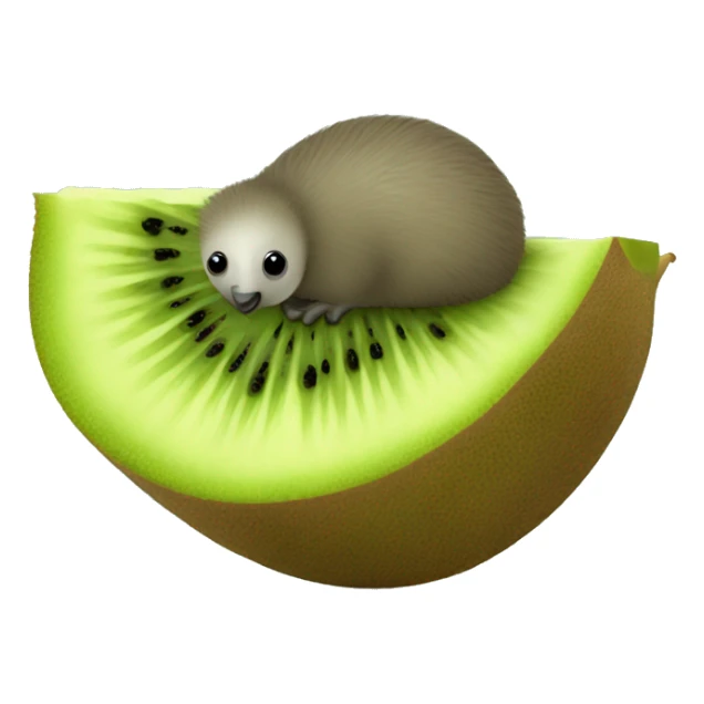 Un kiwi avec une corne sticker