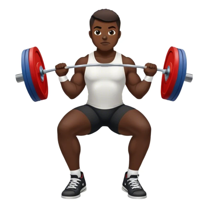 powerlifter black converse shoes clean and jerk exercise sticker