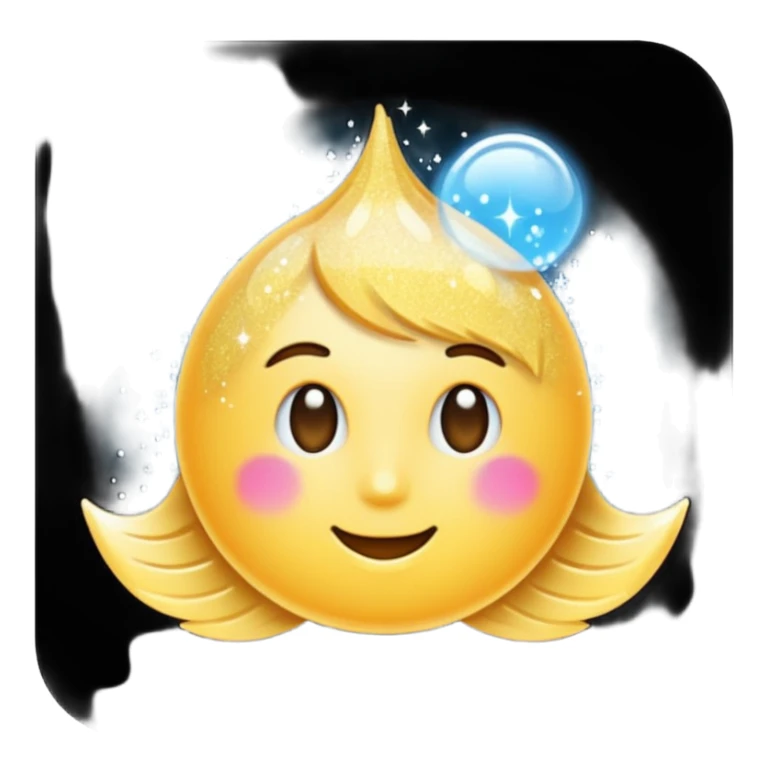 tiny glitter dust floating in the air, very small sparkles scattered everywhere, bright and shiny, like magical fine dust. Rounded, glossy, smooth, soft shadows, white background.




 sticker