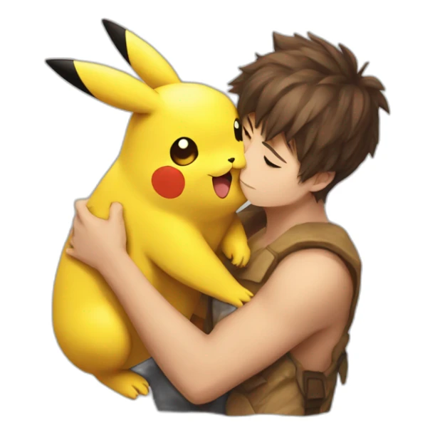 Pikachu qui est amoureux sticker
