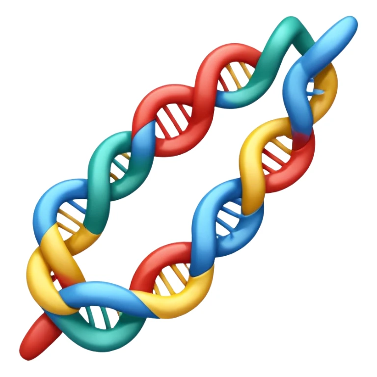 Single RNA strand (mRNA) modeled like a museum display: one strand only, gently twisting half-helix; glossy polymer appearance; ribose–phosphate backbone as a continuous ribbon; bases A U C G as colored plaques facing inward;  sticker