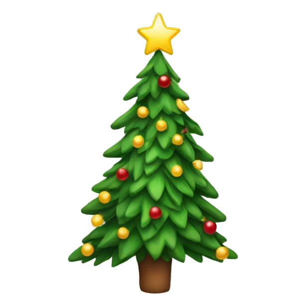 Christmas tree sticker