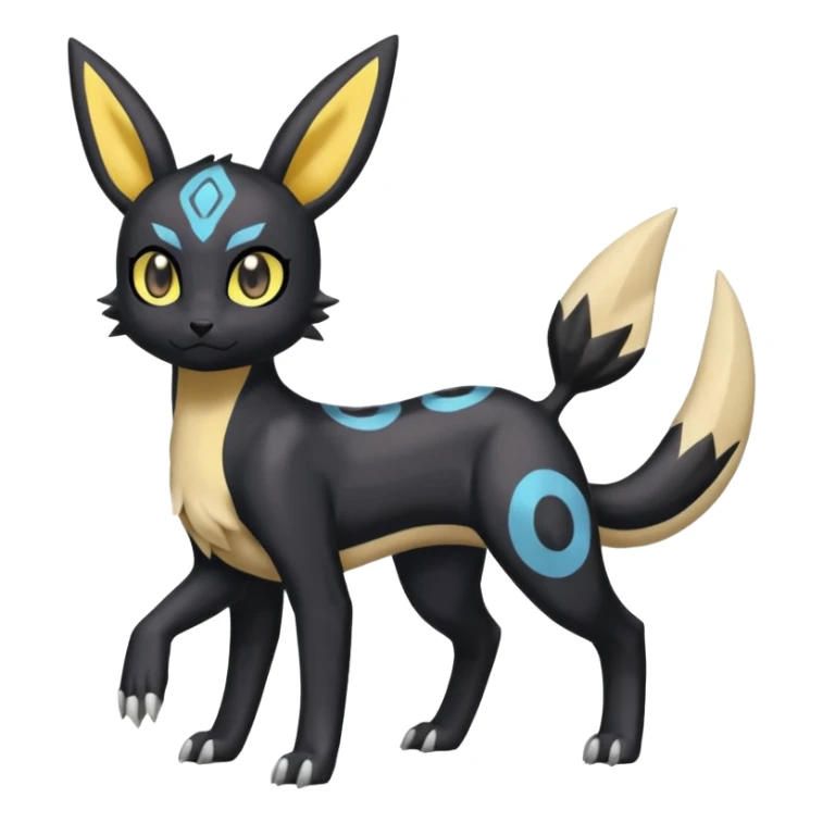 Meloetta-Umbreon-Zekrom-Gatomon-Pteromon-hybrid sticker