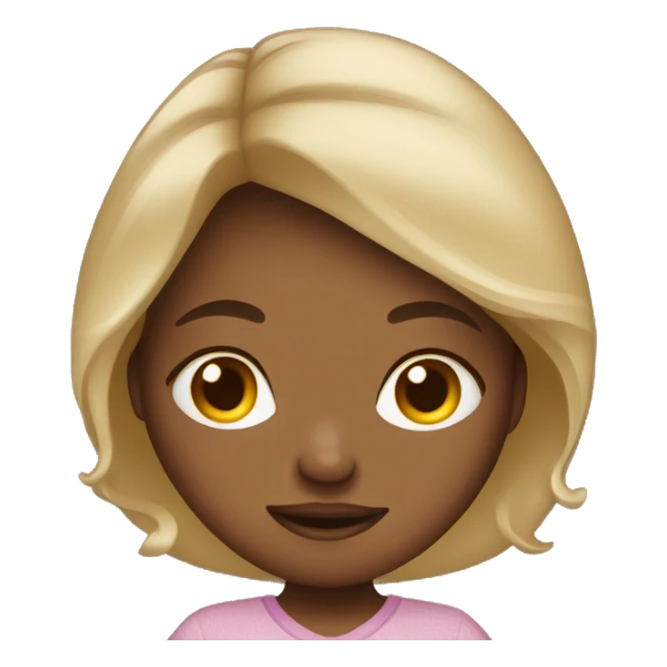 Dark blond girl pregnant  sticker