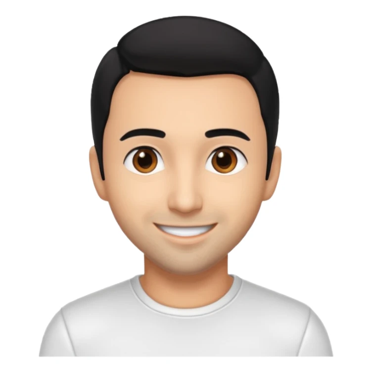 Howie Dorough brown eyes, black hair, white outfit sticker