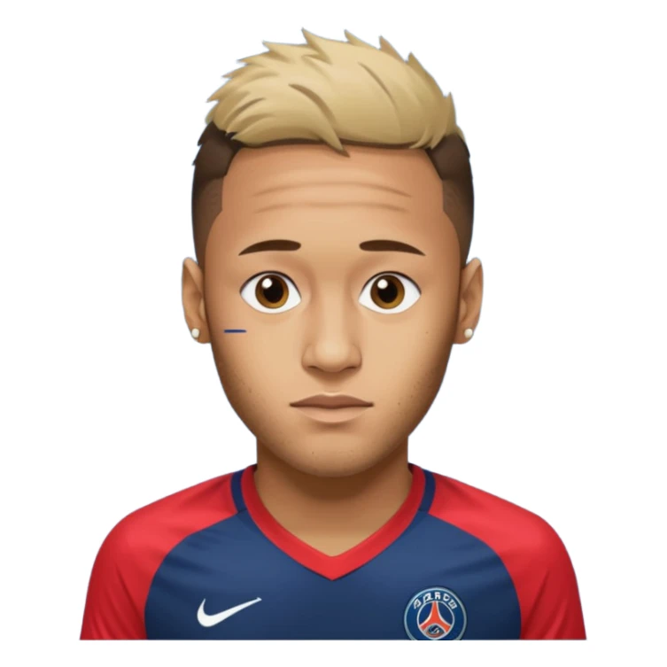 Nry dribbling With a psg Shirt in 2018 sticker