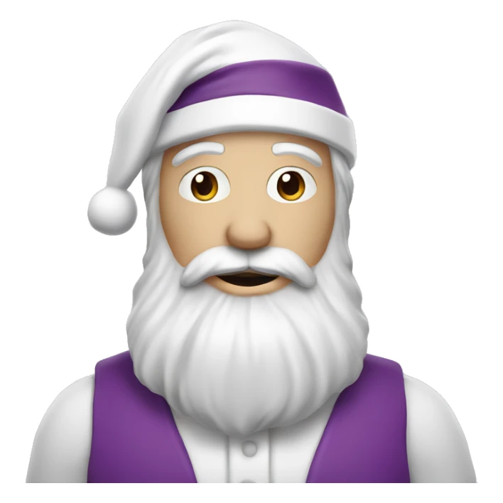 White skin- Mister Santa claus- purple sticker