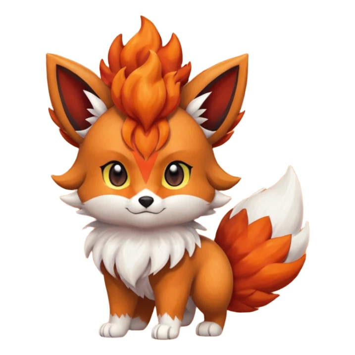 Litten-Eevee-Vulpix-fusion sticker