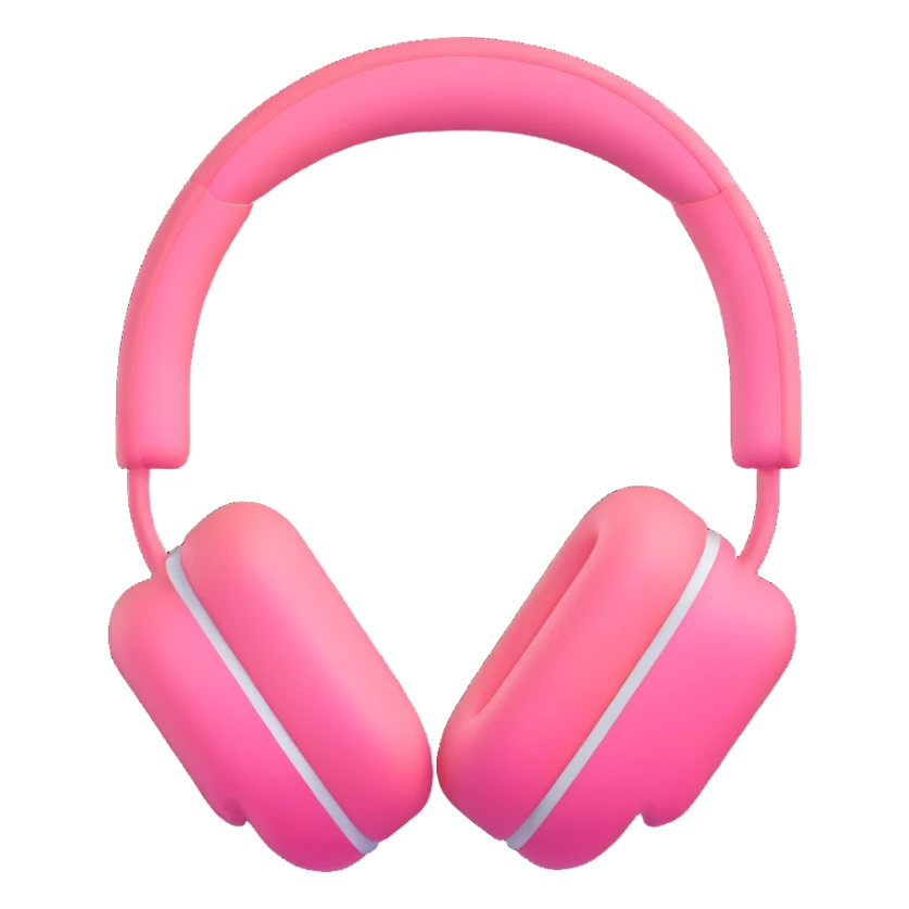 pink airpods max headphones sticker