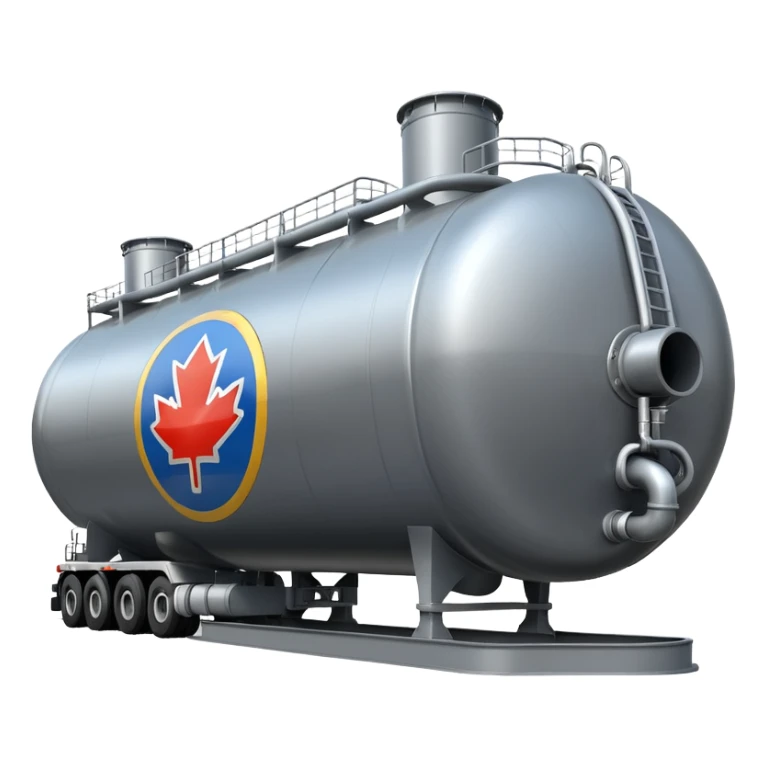 create an ultra realistic American modern liquefied gas tanker sticker