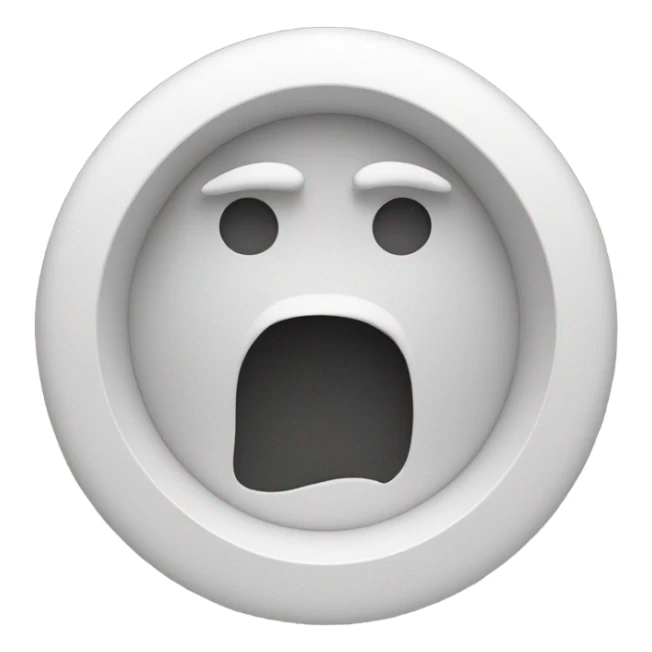 Man with head sticking out circle seat with whole sticker