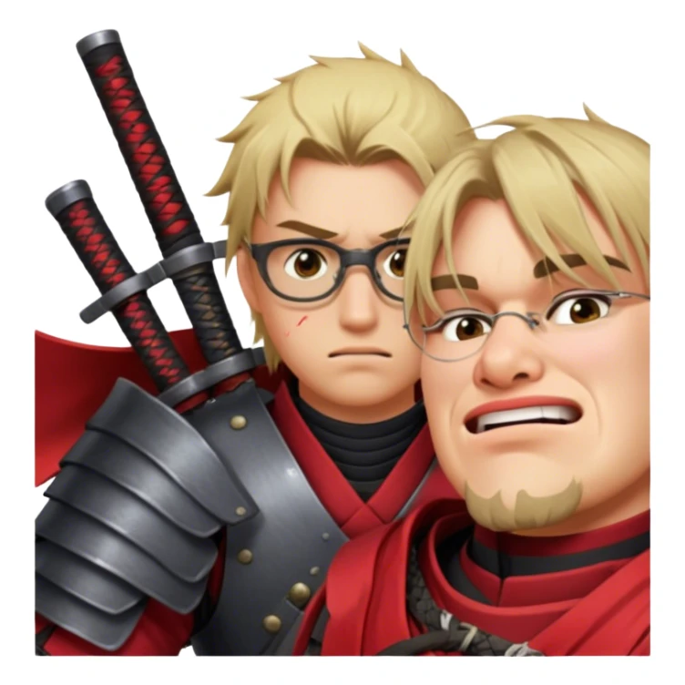 Battle-Ready Samurai sticker