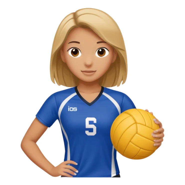 Volleyball girl sticker
