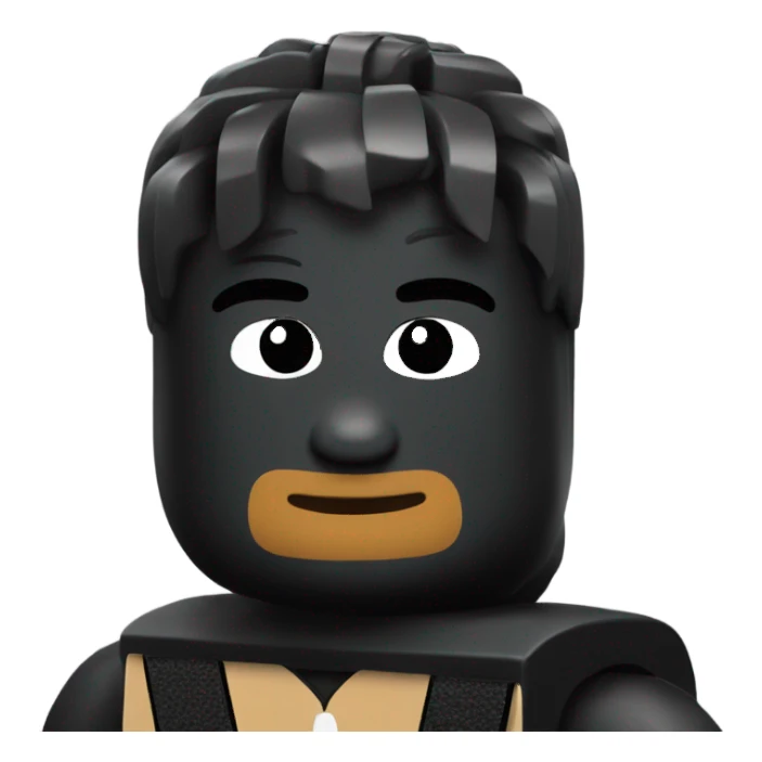 Lego wearing black rabbit costume sticker