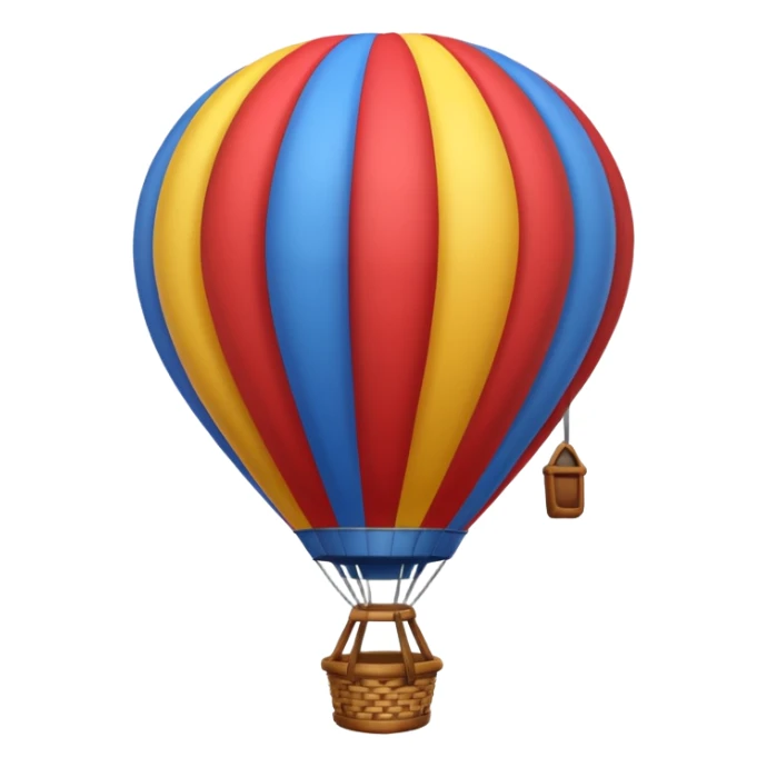 Heissluftballonen emoji für kopieren sticker