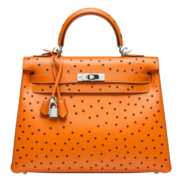hermes kelly sellier ostrich palladium hardware sticker