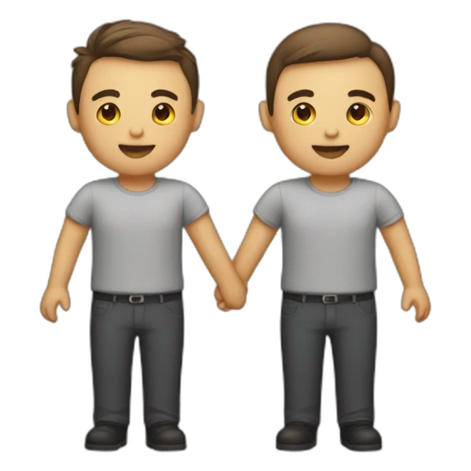 Couple gay homme  sticker